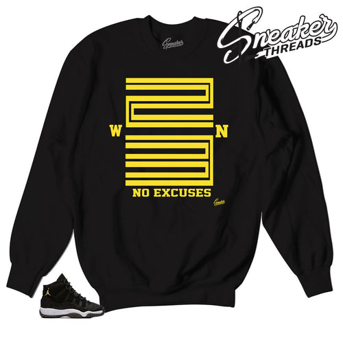 Jordan 11 stingray sweatshirts match | Official retro 11 heiress crews.