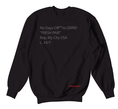 crewnecks designed to match the Jordan 14 quilted shoe collection 