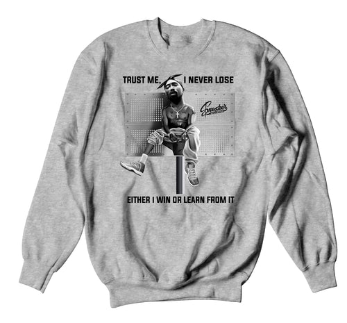 Retro 11 Cool Grey Trust Me Sweater