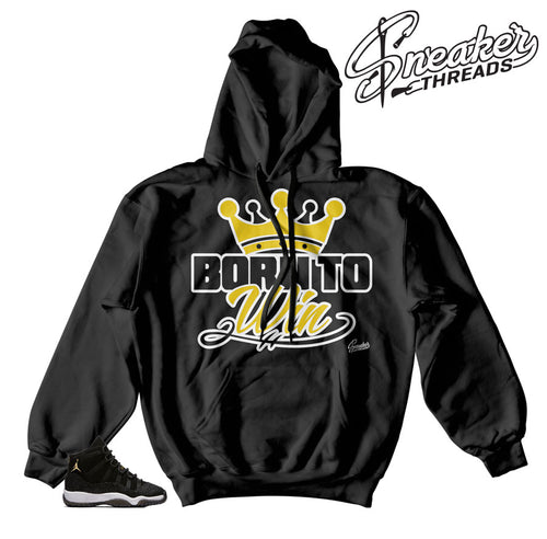 Jordan 11 stingray hoodies match | Born to win hoody