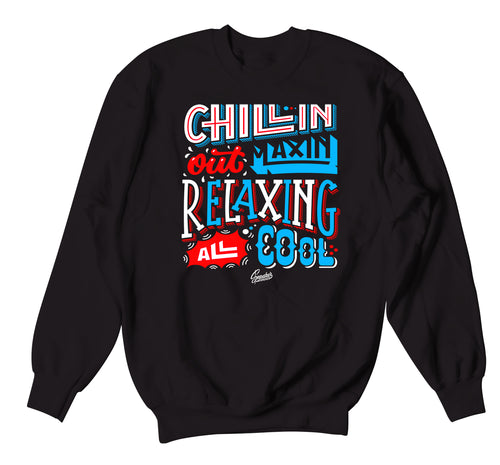 Retro 1 NC To CHI Chillen Relaxin Sweater