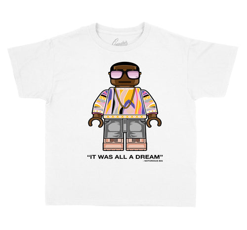 Jordan 8 Artic Punch sneaker collection to go with kids t shirt collection 