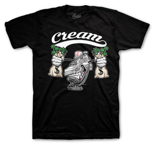 Retro 4 Tech Grey Cream Shirt