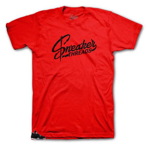 Jordan 4 Bred Sneaker threads original shirt