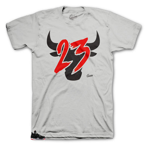 Jordan toro tee to match best with Bred 4's