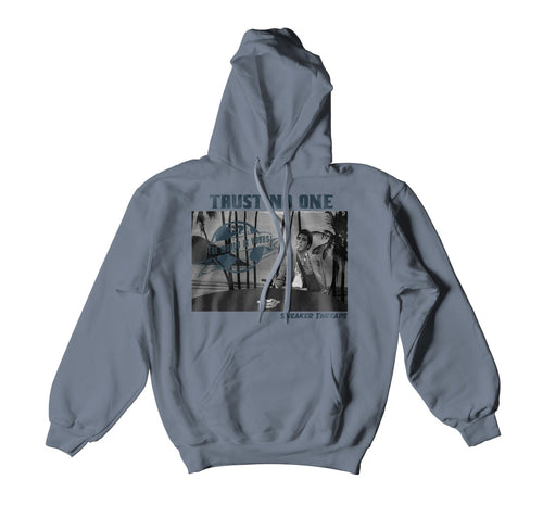 Scarface Hoody to match perfect with fit for Yeezy 700 Teal Blue