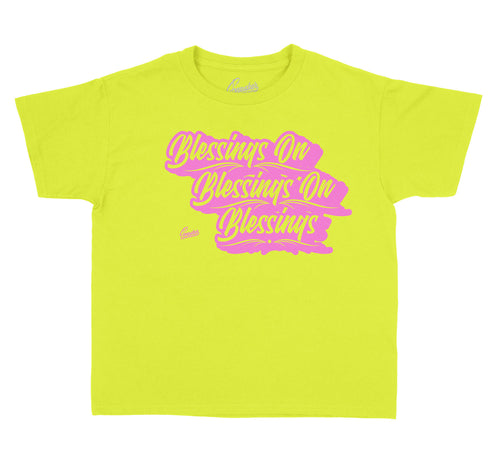 Lemon Venom Jordan 4 kids t shirts