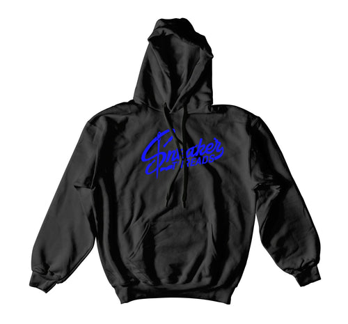 Hoody Collection designed to match the Jordan 9 racer blue sneakers 