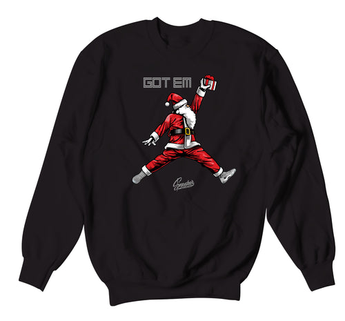 Retro 11 Cool Grey Air Santa Sweater