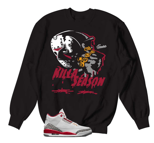 Sneaker sweaters match Jordan 3 
