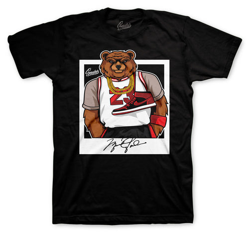 Retro 1 Bred Bred Bear Shirt