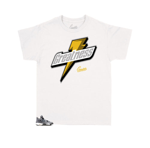 Cool Grey Jordan 4s matching kids t shirts