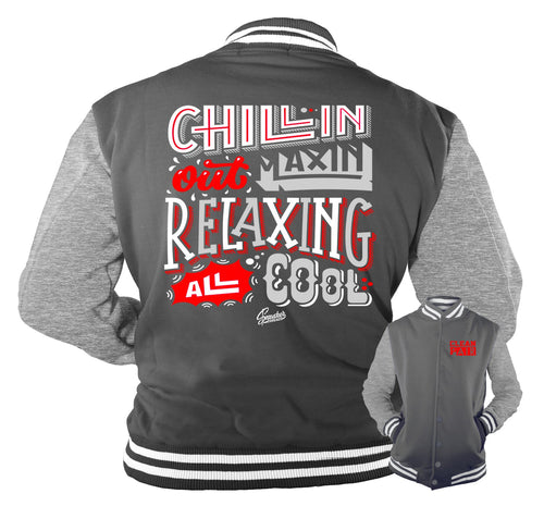 Jordan 12 dark grey sneakers have jackets to match