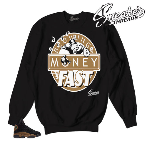 Sweaters match Jordan 13 olive shoes | Sneaker sweaters.