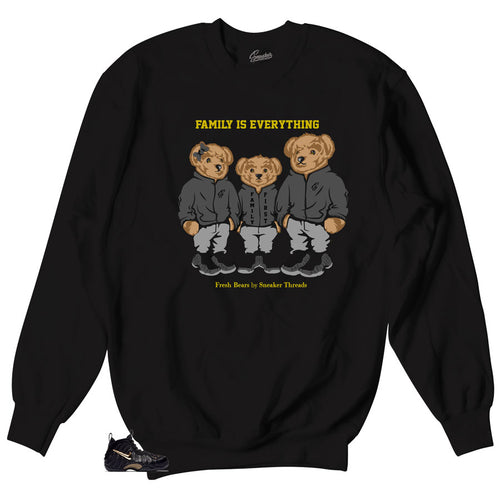 Foamposite black metallic gold sweaters shirts match foam black gold.