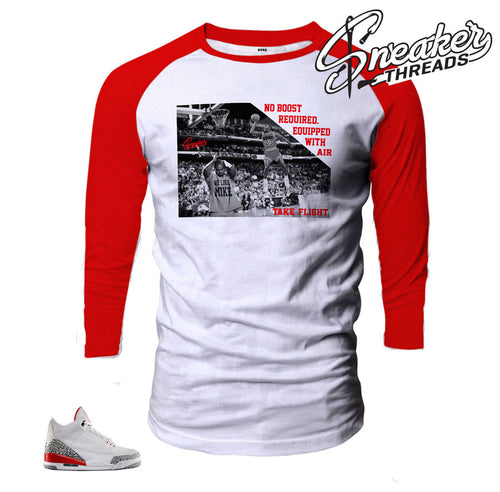 Jordan 3 katrina raglan shirt to match retro 33 hall of fame.