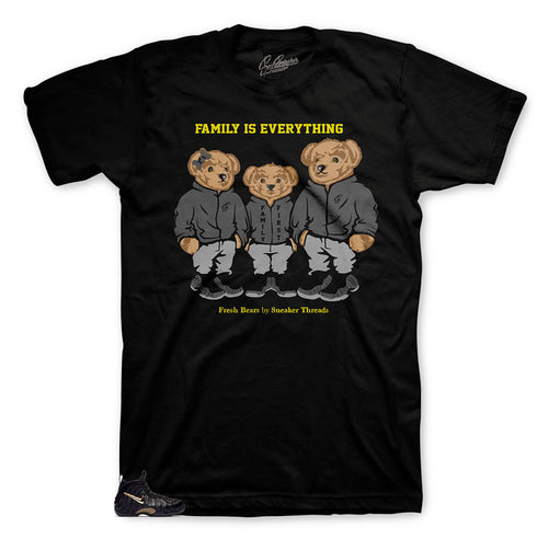 Foamposite black metallic gold tee shirts match foam black gold.