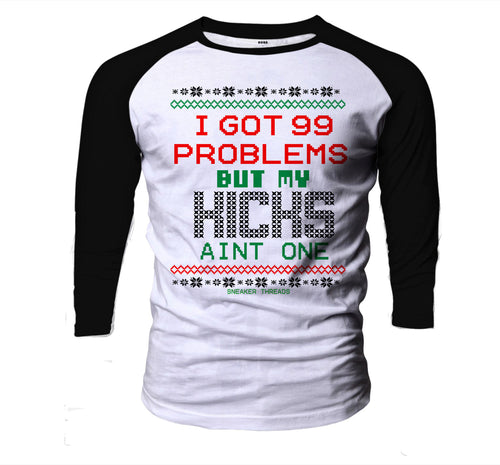 Ugly Christmas Raglan - 99 Problems