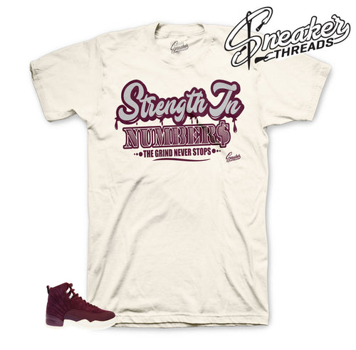 Jordan 12 bordeaux tee.
