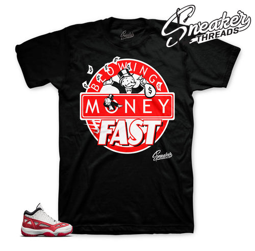 Jordan 11 IE fire red apparel | Shirts and tees match retro 11.
