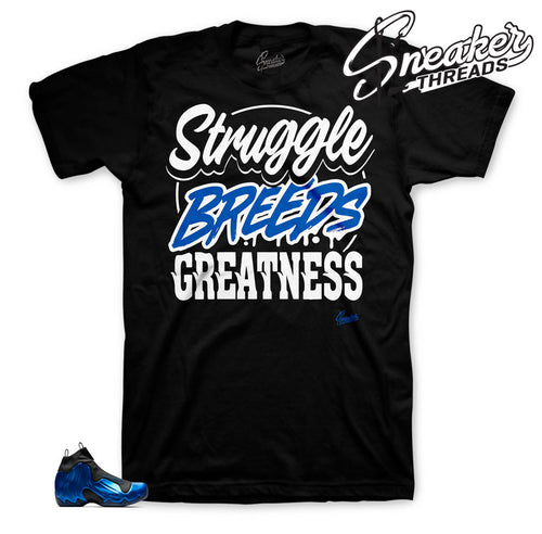 Sneaker tees match flightposite royal | Dark Neon Royal 