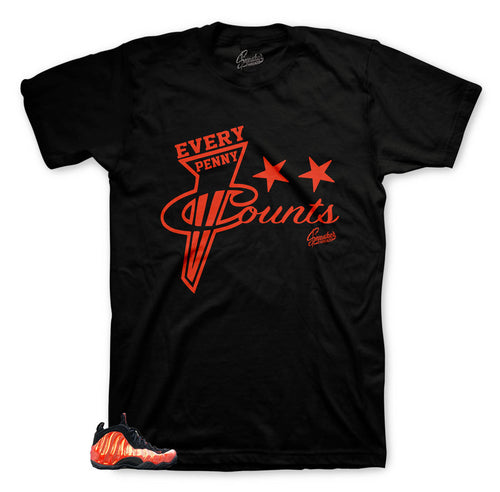 Foamposite Habanero red Penny shirt to match perfect