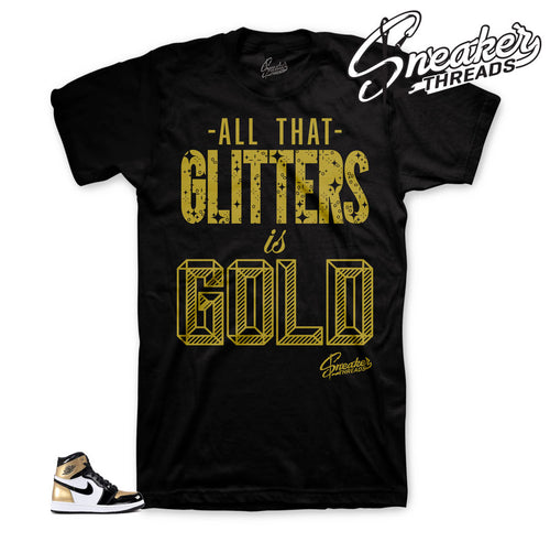 Gold toe Jordan 1 shirts match retro 1 NRG shoes | Official clothing 