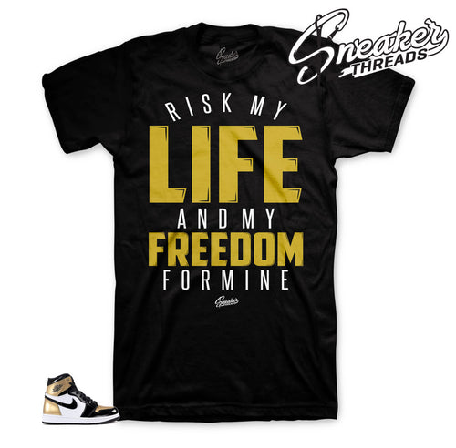 Jordan 1 NRG gold toe tees match | All star 2018 Jordan 1 tees.