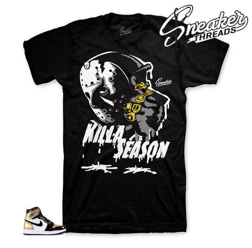 Jordan 1 NRG gold toe shirts match retro 1 OG tees.