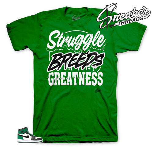 Jordan 1 Pine Green Struggle Breeds shirt