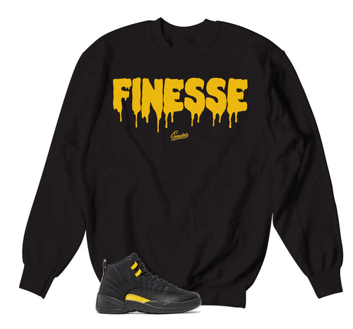 Retro 12 Black Taxi Finesse Sweater