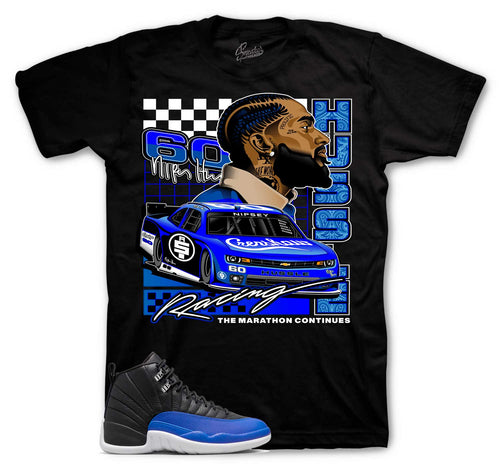 Retro 12 Hyper Royal Cren Racing Shirt