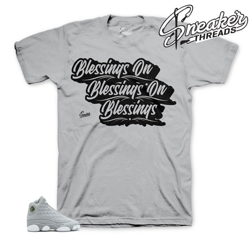 Jordan 13 wolf grey shirts match | Retro 13 sneaker tee.
