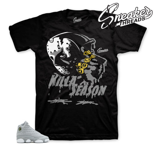 Retro 13 wolf Grey Killa Season Shirt
