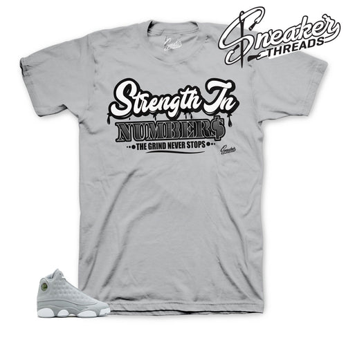 Jordan 13 wolf grey shirts match retro 8 sneaker tees.