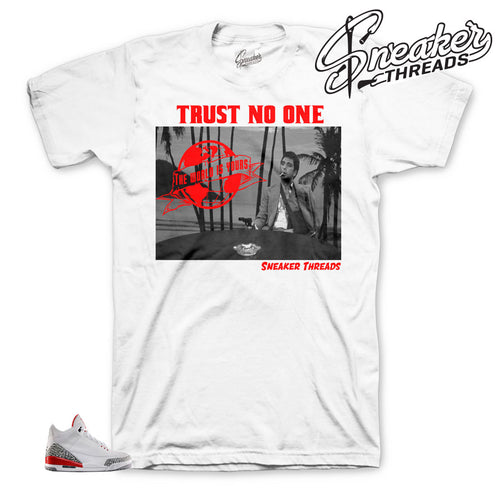 Jordan 3 hall of fame tees match retro 3 shoes and kicks.