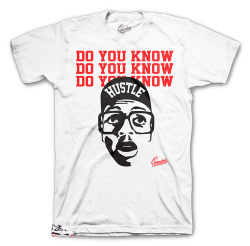 Shirt designed to match Jordan 4 Crimson Bright sneaker collections