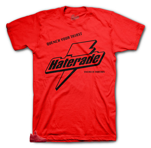 Jordan 4 Red Flyknit Haterade shirt