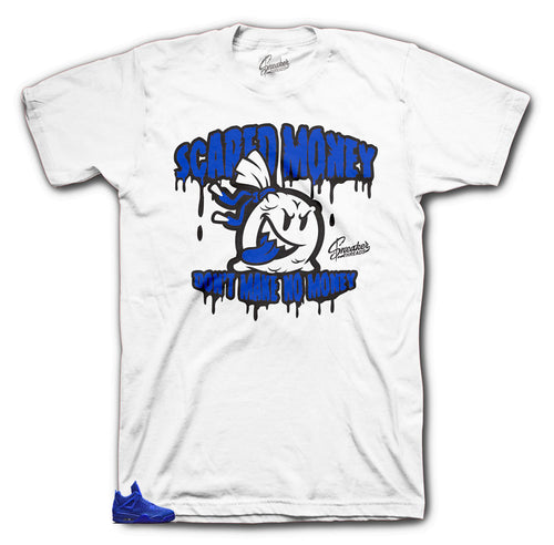 Jordan 4 Scared Money shirt to match roll Flyknits