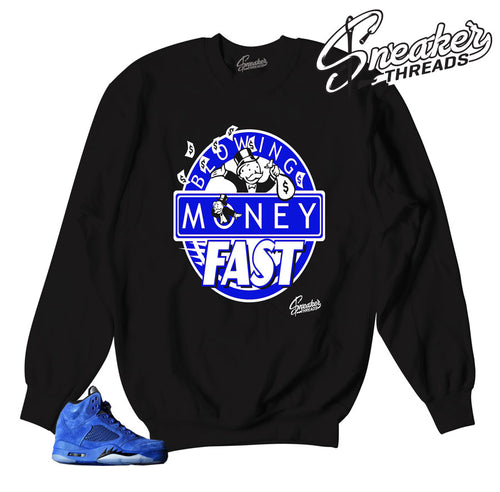 Sweaters match Jordan 5 Blue suede | Sneaker threads.