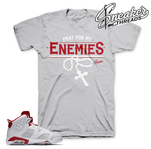 Jordan 6 alternate tee match retro 6 alternate shoes.