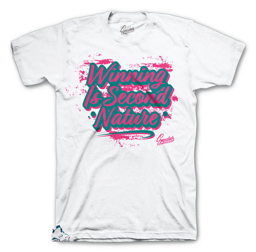 Jordan 6 abyss sneaker has the perfect tee to match with the shoes Jordan 6s 