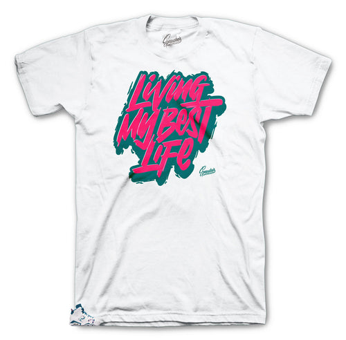 tee shirt collection designed to match perfectly with the Jordan 6 abyss sneakers