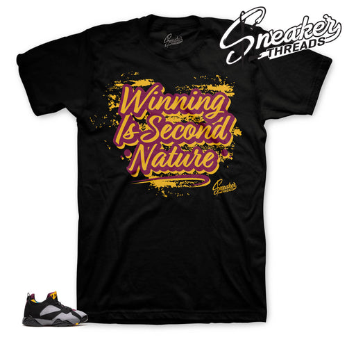 Jordan 7 Bordeaux Second nature shirt