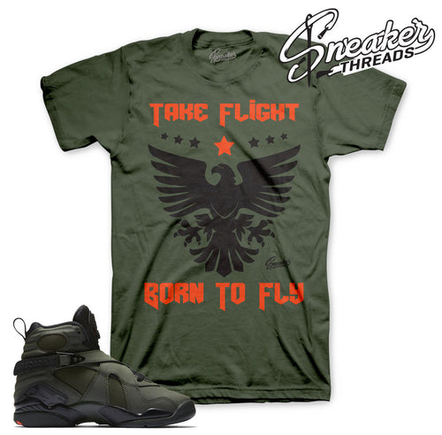 Take flight Jordan 8 shirts match retro 8 Jordan tees.