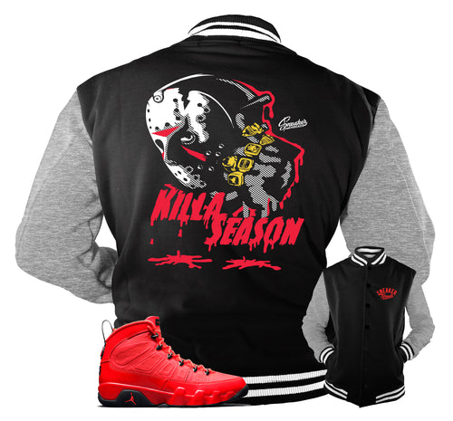 jackets match Jordan 9 chile red