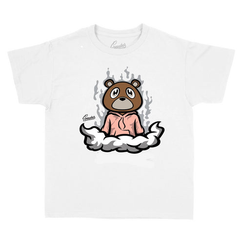 Kids yeezy inertia sneaker collection has matching kids tees created to match perfectly with the yeezy inertia