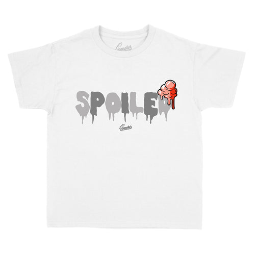 Yeezy Inertia kids sneakers have matching shirt collection designed to match perfectly to the kids yeezy sneaker collection