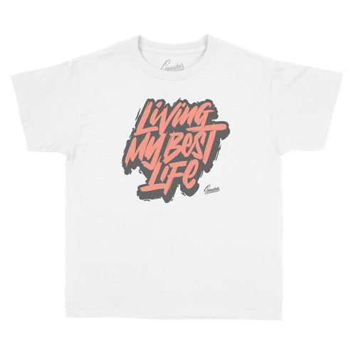 kids collection of t shirts designed to match perfectly to the yeezy inertia sneaker collection