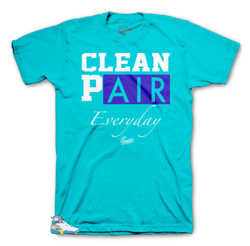 Jordan 8 Aqua Everyday tee to match with sneakers